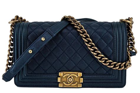 chanel boy flap bag navy|boy chanel bag price.